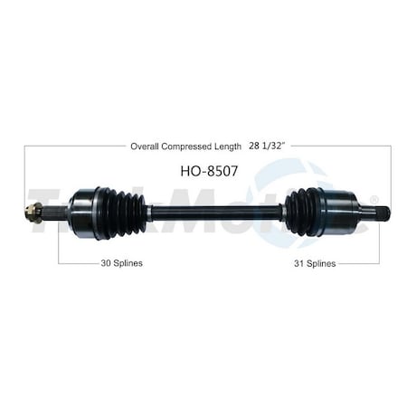 Surtrack Axle Cv Axle Shaft, Ho-8507 HO-8507